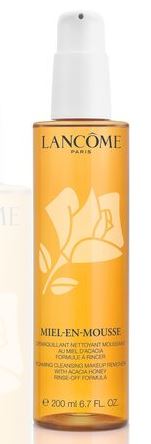 Facial Cleansers: Lancome Miel-En-Mousse