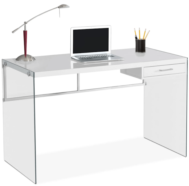 Glass Desk Contemporary Decor furniture.ca