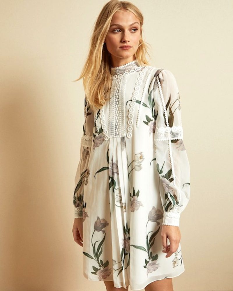 Floral Smock Dress Fall Fall 2020 Fashion