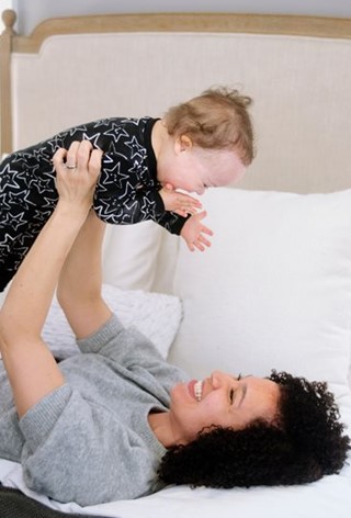 Women's Mental Health: Mother and Baby smiling at each other