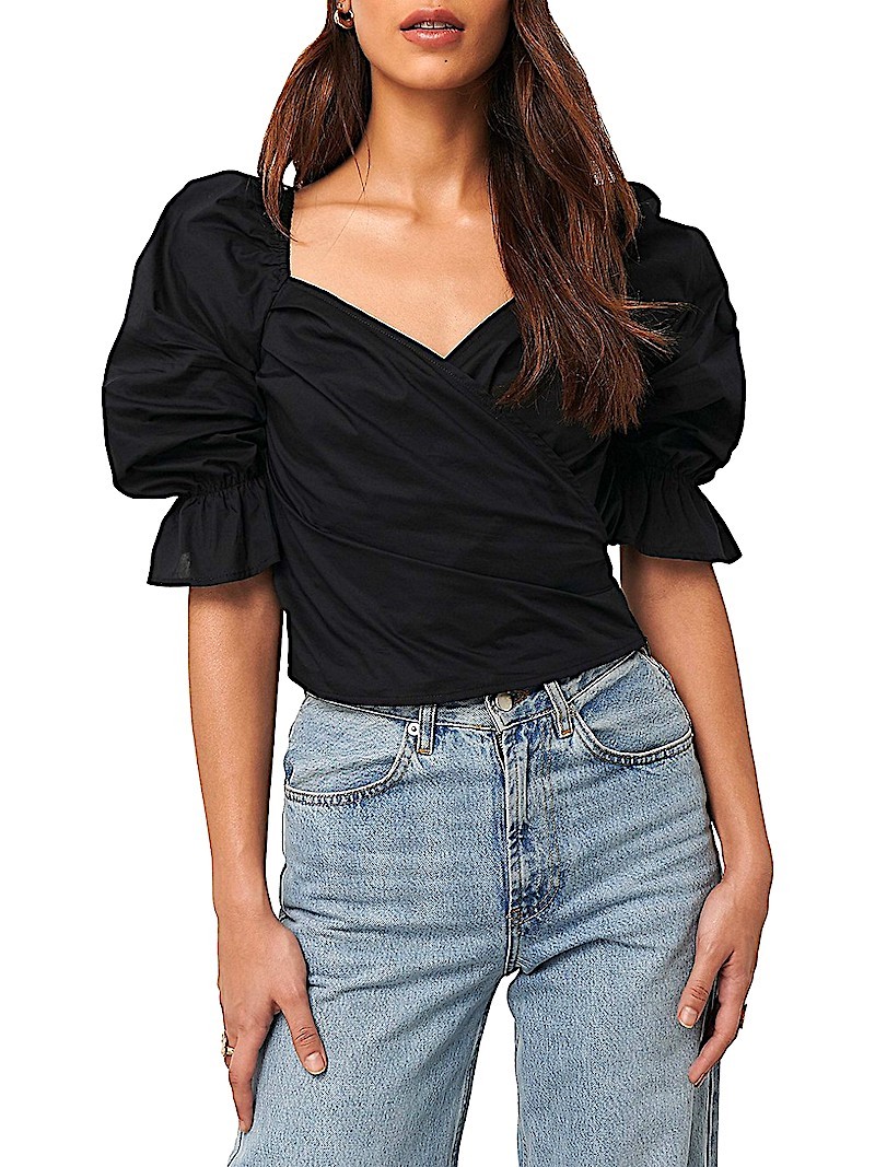 Fall Wear All Black NA-KD blouse