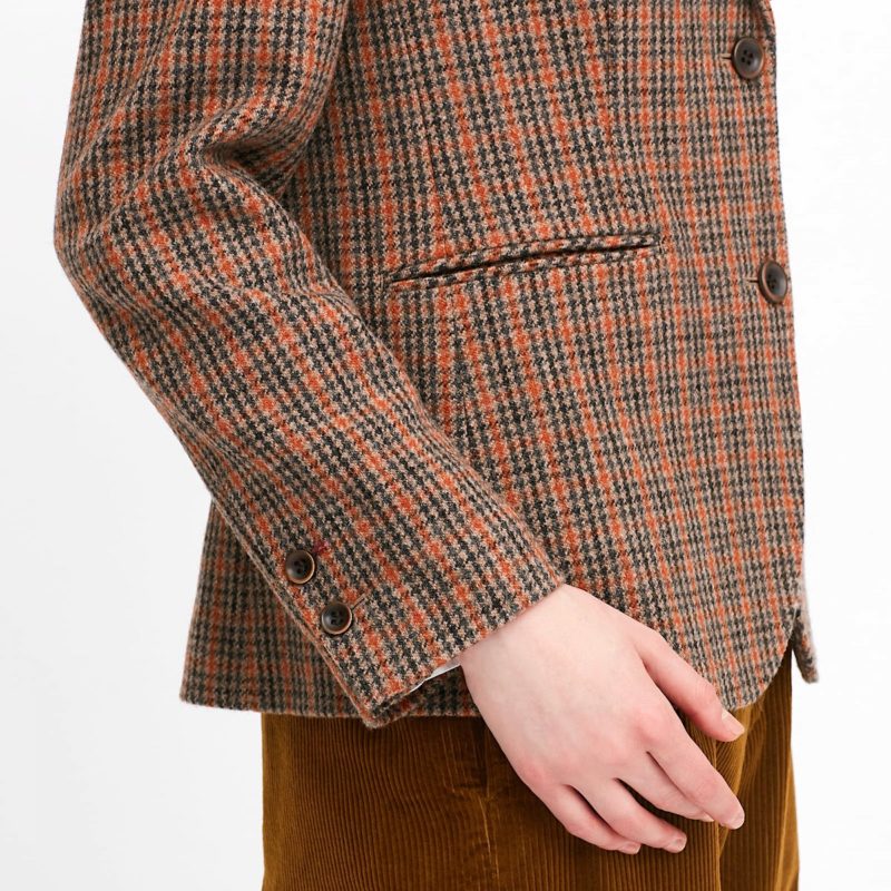 Fall Fashion Tweed Blazer Jacket