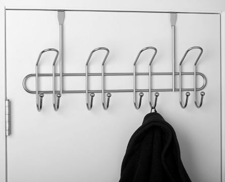 Small Spaces: Over Door Hook Rack