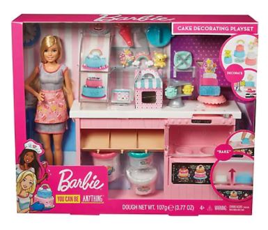 Last Minute Gift: Barbie Cake Decorating Play Set