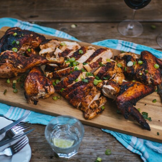 Grilled Spatchcocked Turkey