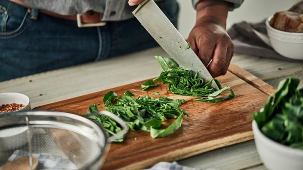 Collard Greens: Prep