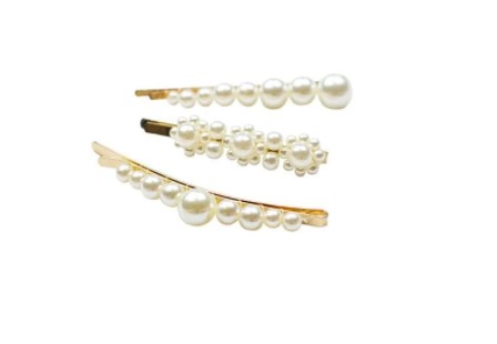 Holiday Hair: DUPLANTIS HAIR OFFICIAL 3pc Pearl Bobby Pin Set