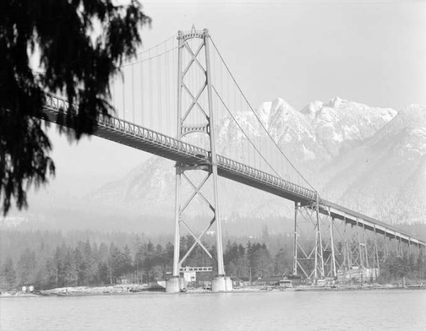 Vancouver Arts & Culture: Bridge with mountains in the background