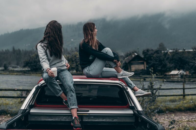 Road Trip: Two Women on a Car