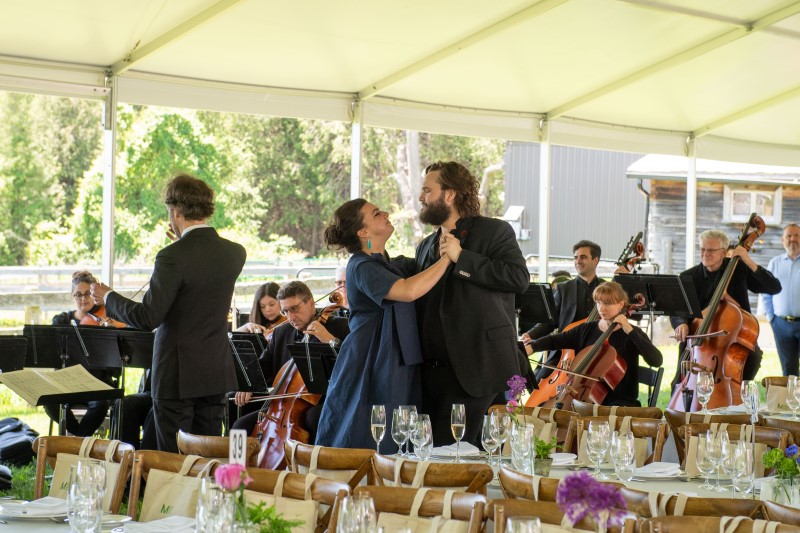 Amber Braid and Tenor Matthew Cairns (Winner In The 2022 Met Opera Eric And Dominique Laffont Competition 