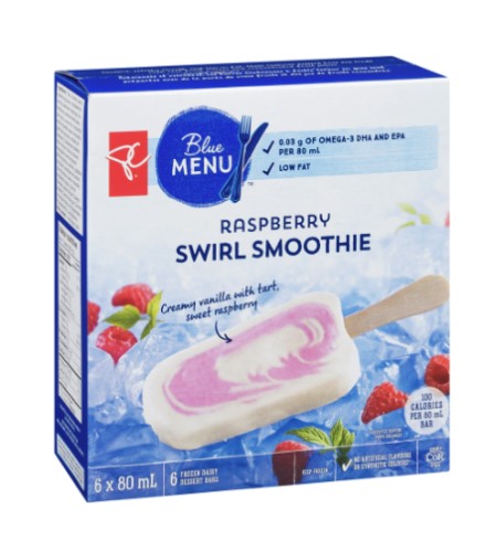 Summer Treats: PC Blue Menu Raspberry Swirl Smoothie