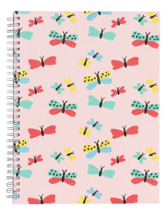 Back-to-School: Notebook with Butterflies