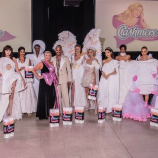 Jay Manuel: Jay with Models Wearing Fashion Designed for the Cashmere Collection