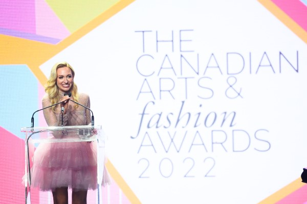 CAFA: Bojana Sentaler accepts Outerwear Brand of the Year Award