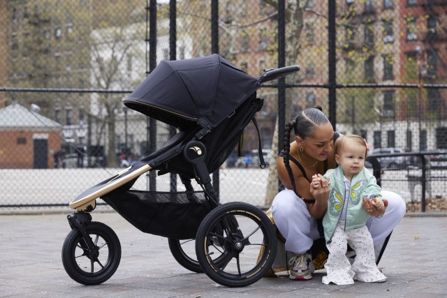 Jogging Stroller: Robin Arzón with her daughter