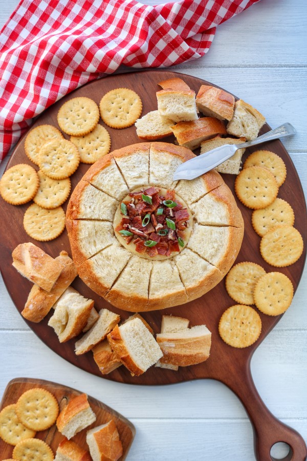 Super Bowl Menu: Brie Bread Bowl Dipper