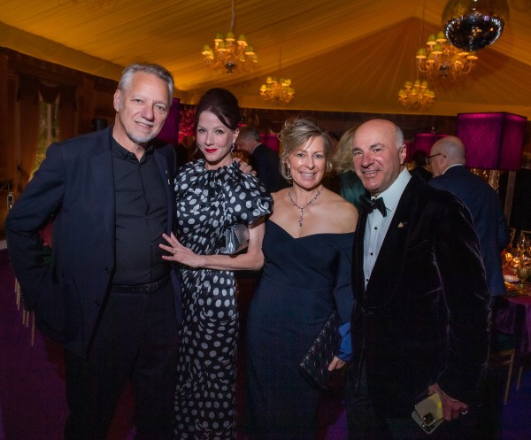 Grand Cru: 1.Edward and Julia Burtynsky with Linda and Kevin O’Leary (Shark Tank) 