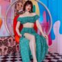 Transgender Women Models: Model sitting on a chair