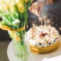 Best Flowers for a Birthday Gift: Birthday Cake with Tulips