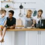 Kitchen Gadgets: Family Preparing a meal using an air fryer