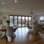 Improve a Home: Living Room Dining Room with Glass Sliding Doors