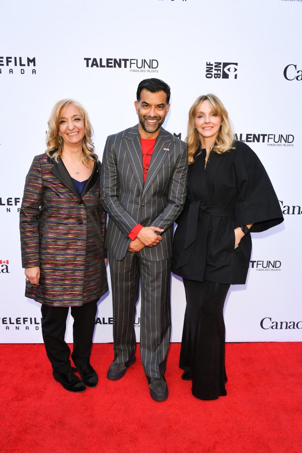 Francesca Accinelli , Zaib Shaikh (Consul General of Canada in Los Angeles) , Kirstine Stewart