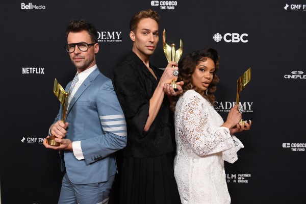 Canadian Screen Awards:Brooke Lynn Hytes, Brad Goreski, Traci Melchor: Best Host or Presenter, Factual or Reality/Competition 