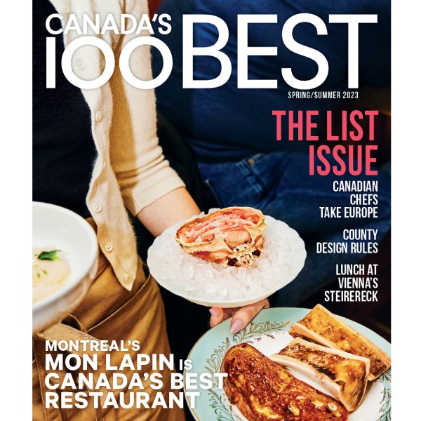 Canada's 100 Best Restaurants: Cover Art of Magazine