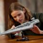 Star Wars Day: Woman building Star Wars Imperial Ship