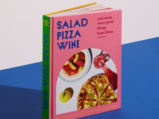 Salad Pizza Wine: Cookbook Cover Art