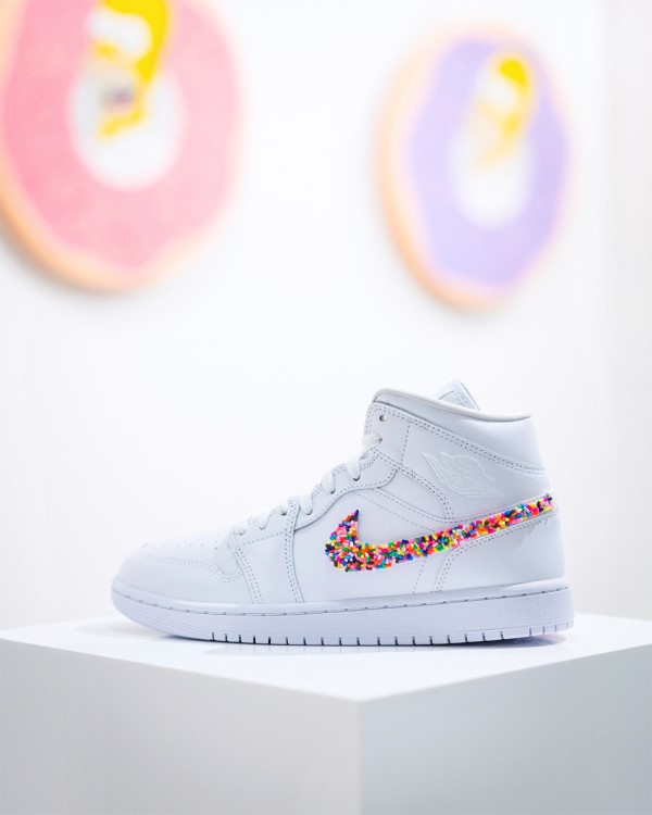 Sprinkles: A Sweet Body of Work: Nike running shoe with sprinkle covered swoosh