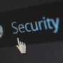 Employee Privacy: Computer Screen with curser under the word security