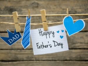 Father's Day Gift: Happy Father's Day greeting card or background.