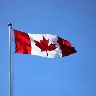 Connected to India: Canadian Flag