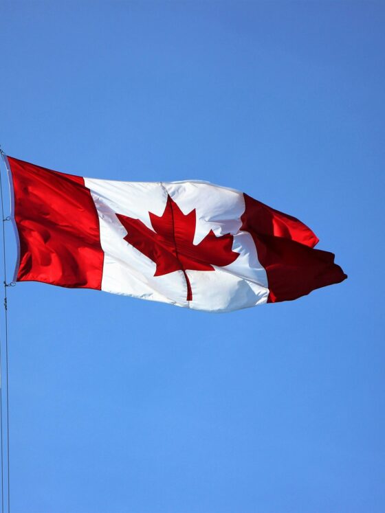Connected to India: Canadian Flag
