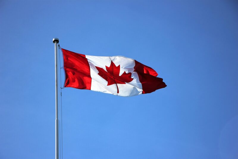 Connected to India: Canadian Flag