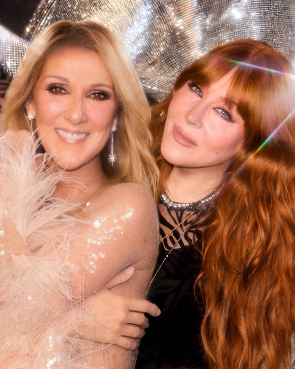 Star Confidence: Celine Dionne Smiling Next to Charlotte Tilbury