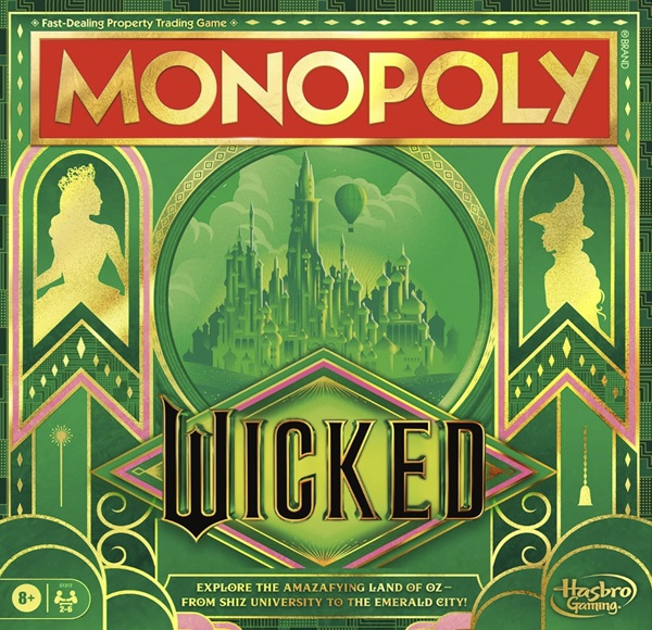 Wicked for Good: Wicked Monopoly Box Art
