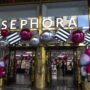 Sephora Fall 2025 Savings Event: Sephora store exterior with holiday decorations