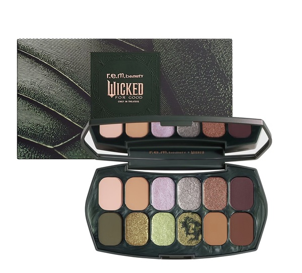 Wicked: For Good: r.e.m. Beauty Ozian Forest Eyeshadow Palette (12 pan) with box