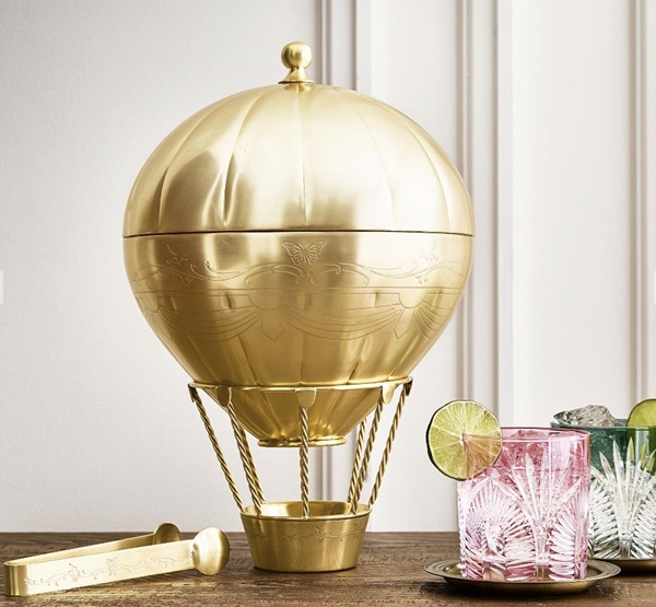 Wicked: For Good: Hot Air Balloon from the movie imagined as a gold ice bucket