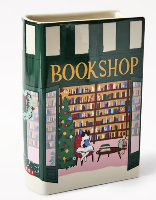 Last-Minute Gifts: Bookshop Vase in the shape of a book