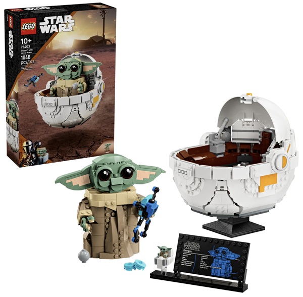 Gifts for Everyone on Your List: LEGO Grogu with Hover Pram