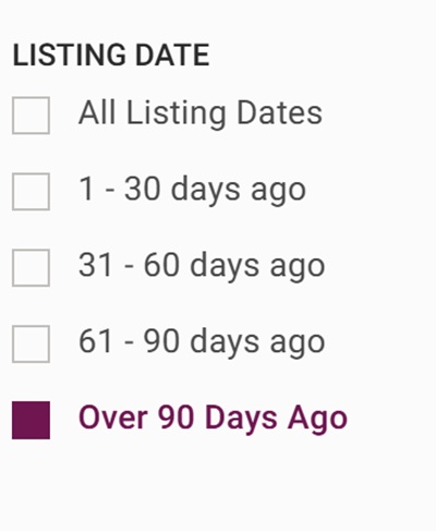 Poshmark Closet: Listing Dates Feature