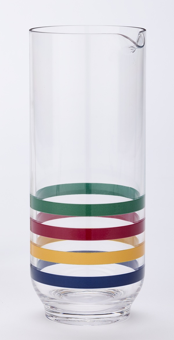 Hudson’s Bay Stripes Collection: Glass Pitcher