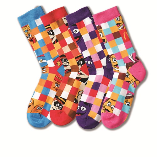 McHappy Day: 4 pairs of McDonald's themed socks