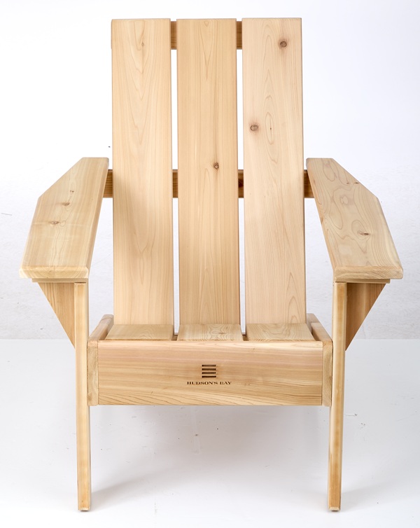 Hudson’s Bay Stripes Collection: Light Wood Muskoka Chair
