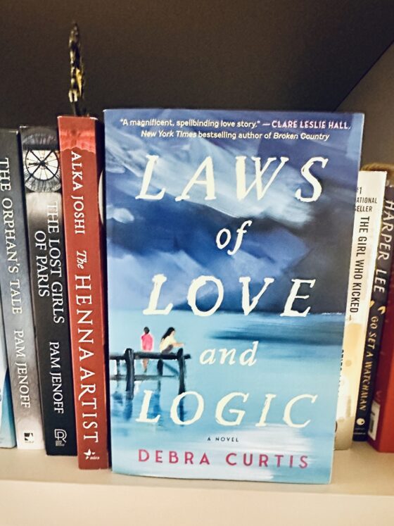 Laws of Love and Logic: Book facing forward on a book shelf with other books
