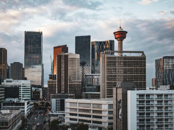 calgary stampede, calgary skyline, dining