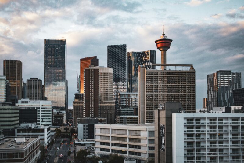 calgary stampede, calgary skyline, dining